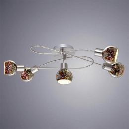 Потолочная люстра Arte Lamp Illusione A6125PL-5SS  - 2 купить